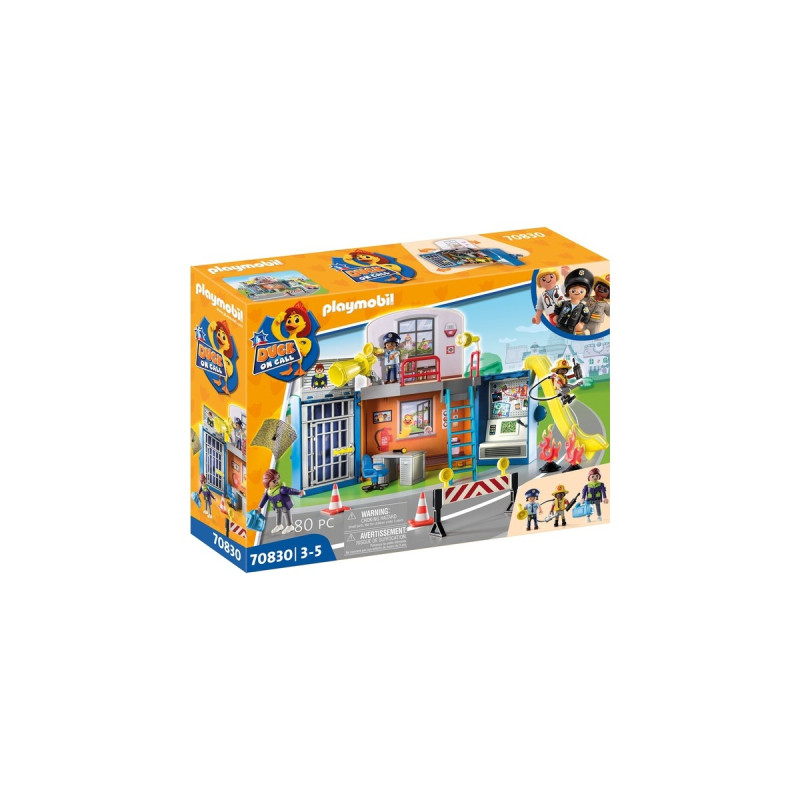 PLAYMOBIL 70830 DUCK ON CALL Mobile Einsatzzentrale, Konstruktionsspielzeug