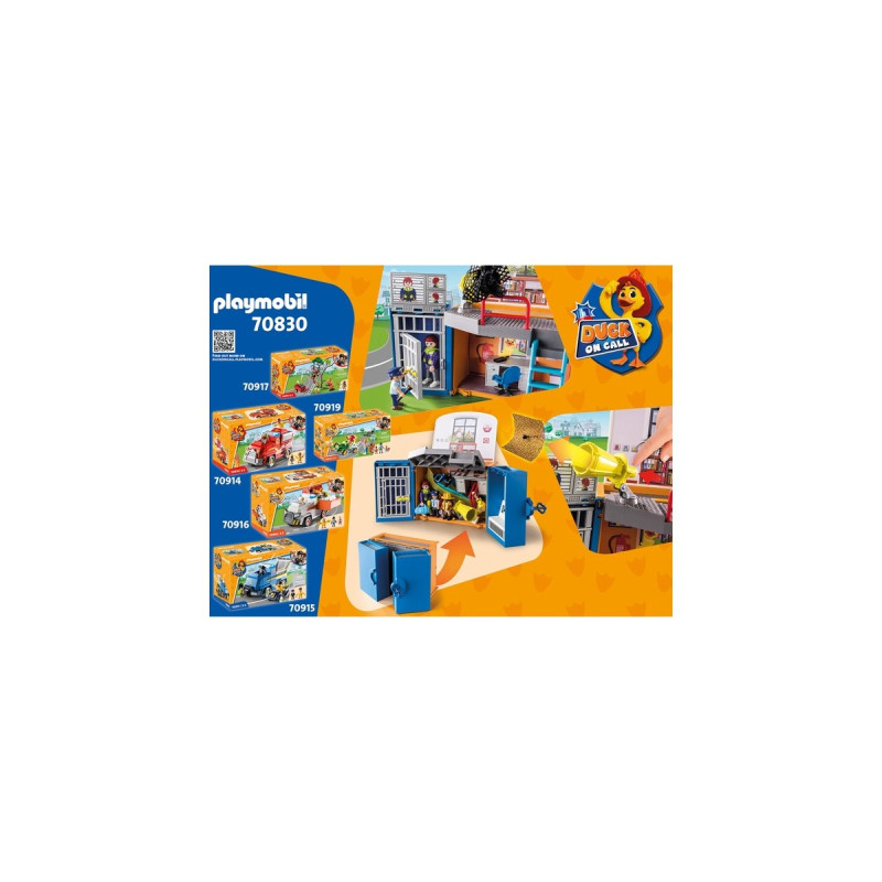 PLAYMOBIL 70830 DUCK ON CALL Mobile Einsatzzentrale, Konstruktionsspielzeug