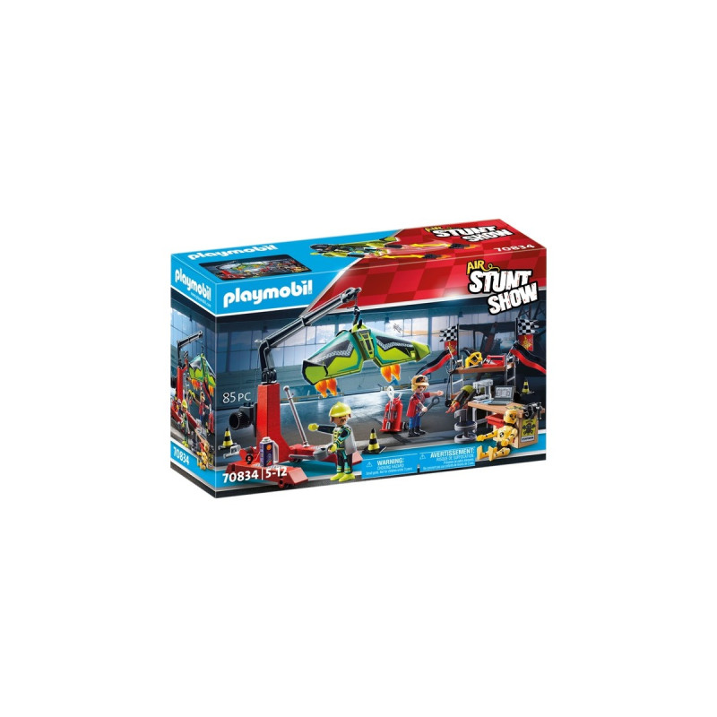 PLAYMOBIL 70834 Air Stuntshow Servicestation, Konstruktionsspielzeug