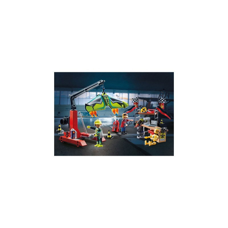 PLAYMOBIL 70834 Air Stuntshow Servicestation, Konstruktionsspielzeug