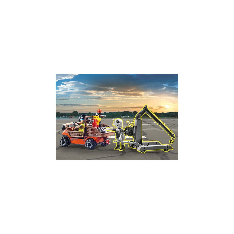 PLAYMOBIL 70835 Air Stuntshow mobiler Reparaturservice, Konstruktionsspielzeug