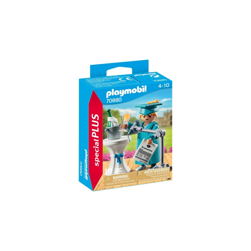 PLAYMOBIL 70880 specialPLUS Abschlussparty, Konstruktionsspielzeug(Mit Mikro und Diplom)