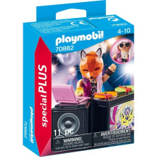 PLAYMOBIL 70882 specialPLUS DJ mit Mischpult, Konstruktionsspielzeug(Inkl. cooler Fuchsmaske)