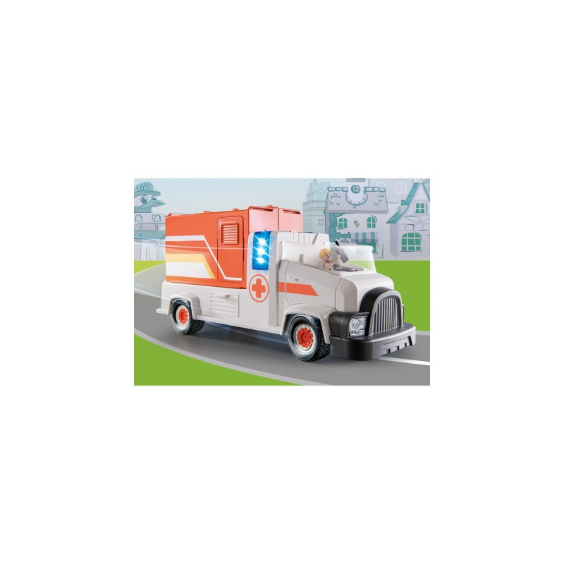 PLAYMOBIL 70913 DUCK ON CALL Notarzt Truck, Konstruktionsspielzeug