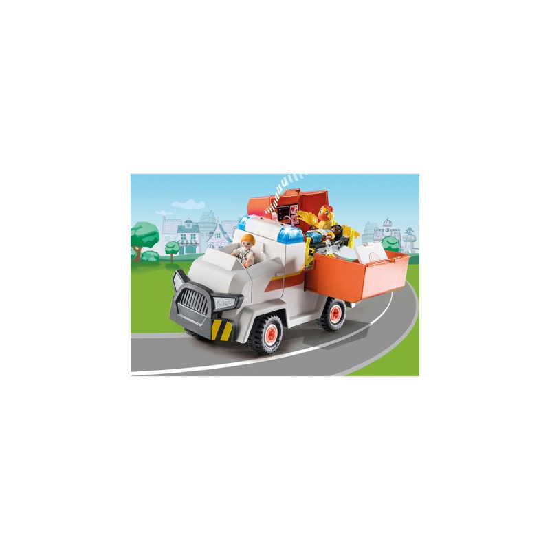 PLAYMOBIL 70916 DUCK ON CALL Notarzt Einsatzfahrzeug, Konstruktionsspielzeug