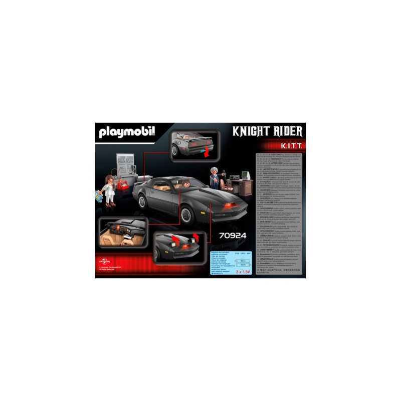 PLAYMOBIL 70924 Knight Rider K.I.T.T., Konstruktionsspielzeug