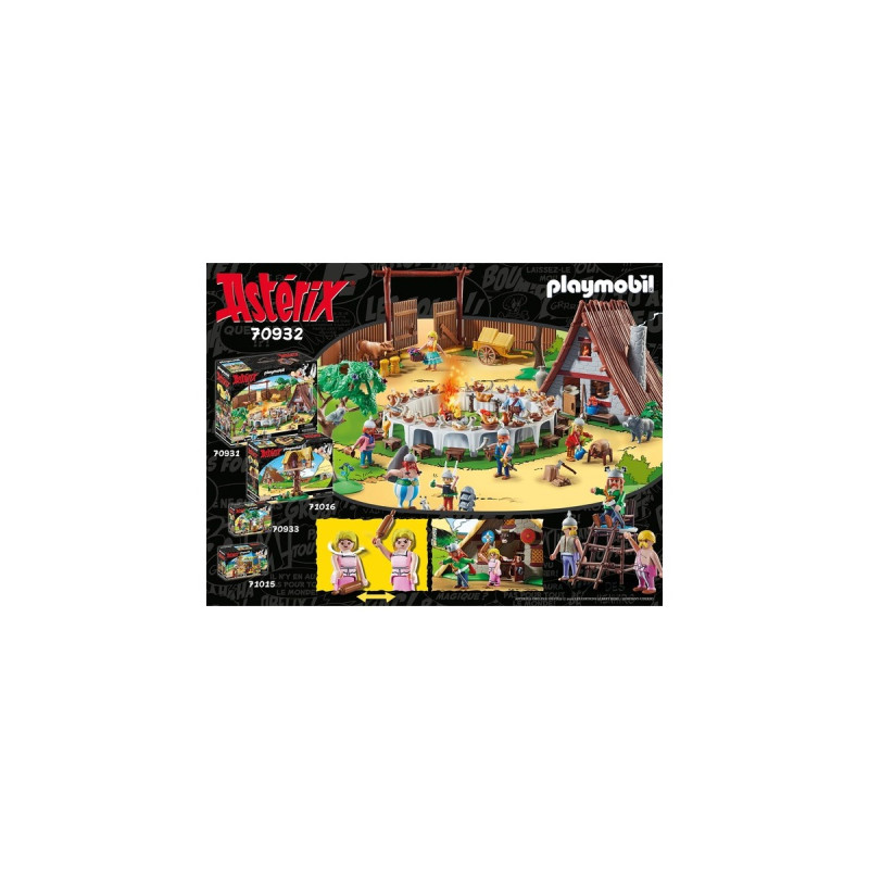 PLAYMOBIL 70932 Asterix Hütte des Majestix, Konstruktionsspielzeug