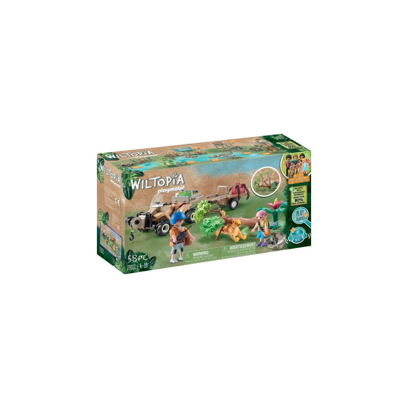 PLAYMOBIL 71011 Wiltopia Tierrettungs-Quad, Konstruktionsspielzeug