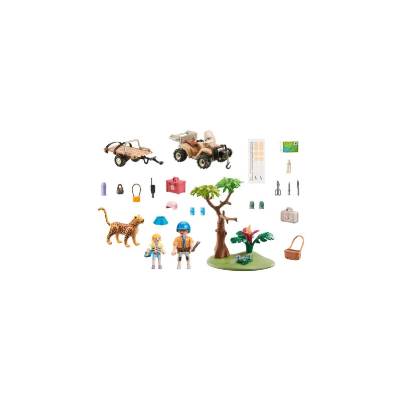 PLAYMOBIL 71011 Wiltopia Tierrettungs-Quad, Konstruktionsspielzeug