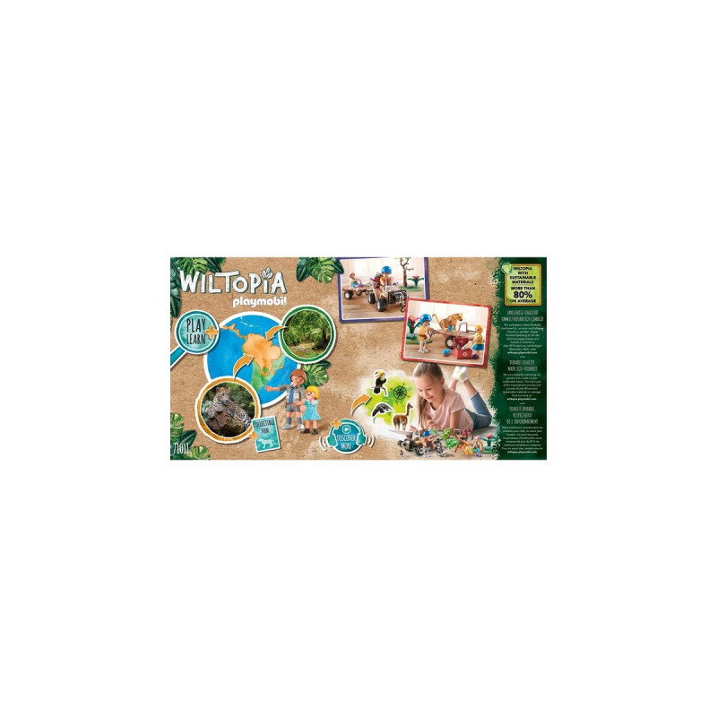 PLAYMOBIL 71011 Wiltopia Tierrettungs-Quad, Konstruktionsspielzeug