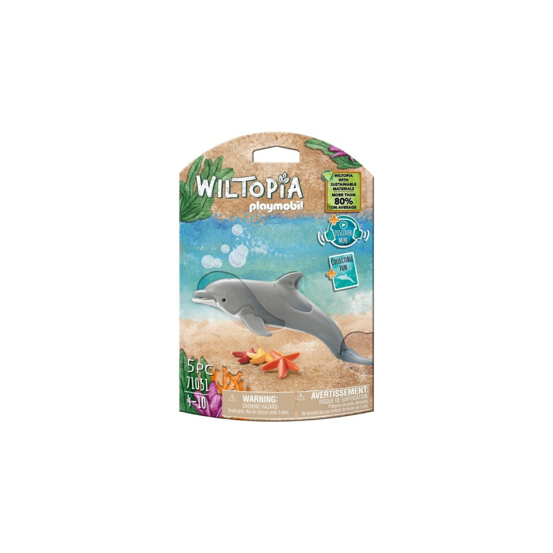 PLAYMOBIL 71051 Wiltopia Delfin, Konstruktionsspielzeug