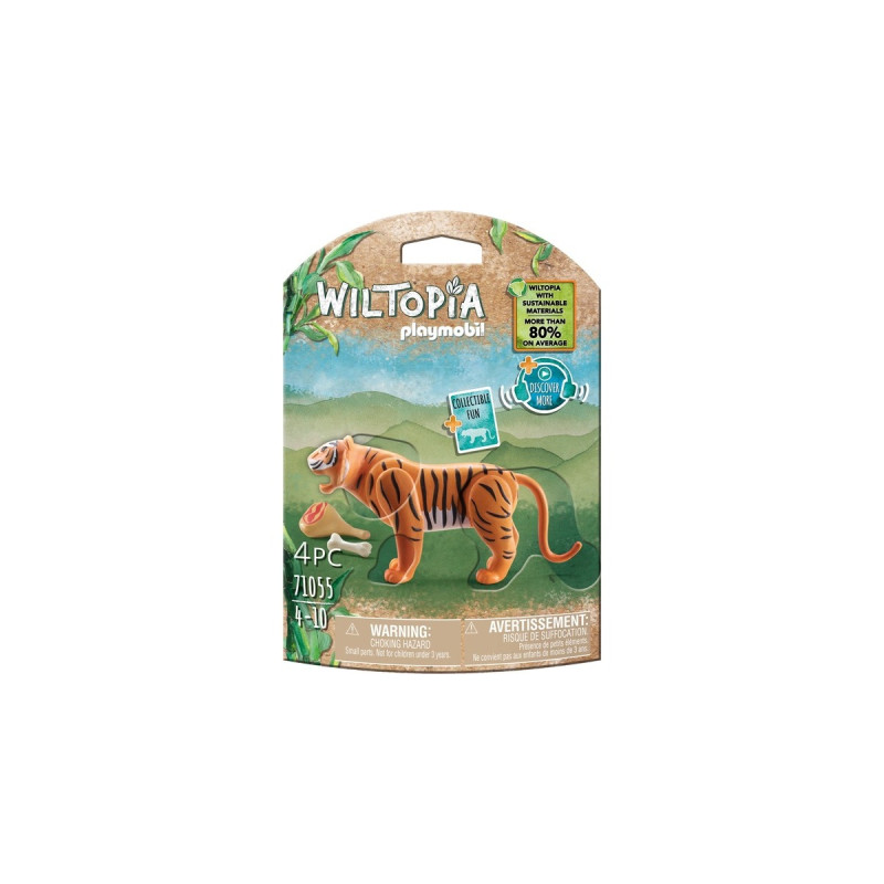 PLAYMOBIL 71055 Wiltopia Tiger, Konstruktionsspielzeug