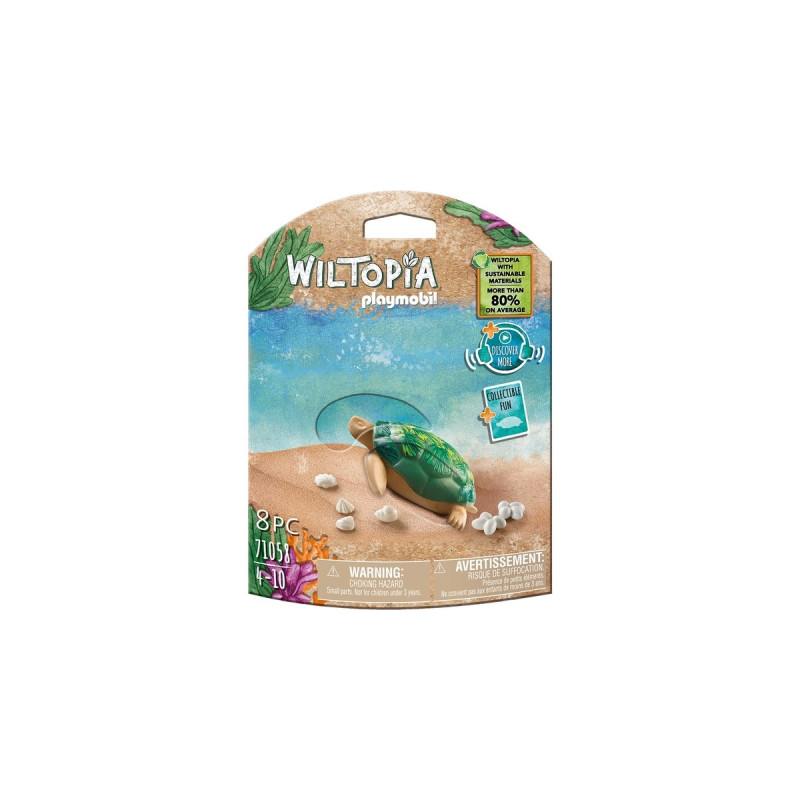 PLAYMOBIL 71058 Wiltopia Riesenschildkröte, Konstruktionsspielzeug