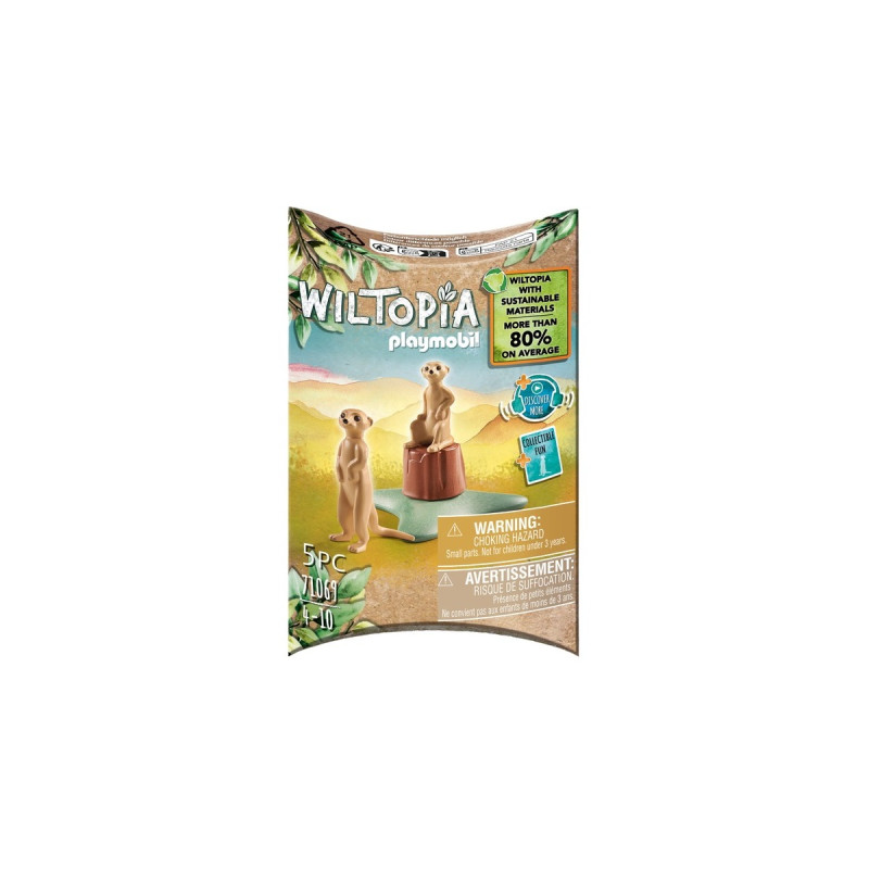 PLAYMOBIL 71069 Wiltopia Erdmännchen, Konstruktionsspielzeug