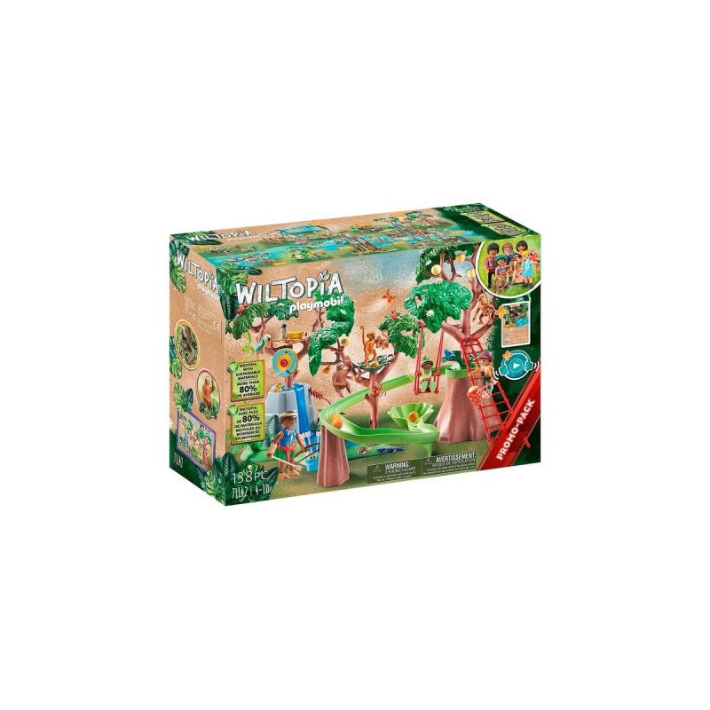 PLAYMOBIL 71142 Wiltopia - Tropischer Dschungel-Spielplatz, Konstruktionsspielzeug