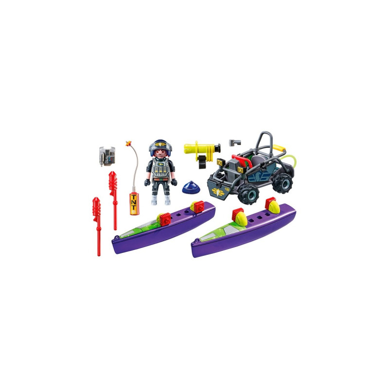 PLAYMOBIL 71147 City Action SWAT-Multi-Terrain-Quad, Konstruktionsspielzeug