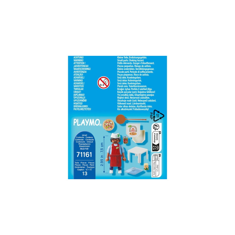 PLAYMOBIL 71161 specialPLUS Pizzabäcker, Konstruktionsspielzeug