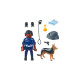 PLAYMOBIL 71162 specialPLUS Polizist mit Spürhund, Konstruktionsspielzeug