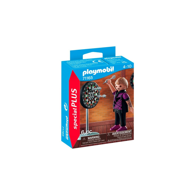 PLAYMOBIL 71165 specialPLUS Dartspieler, Konstruktionsspielzeug