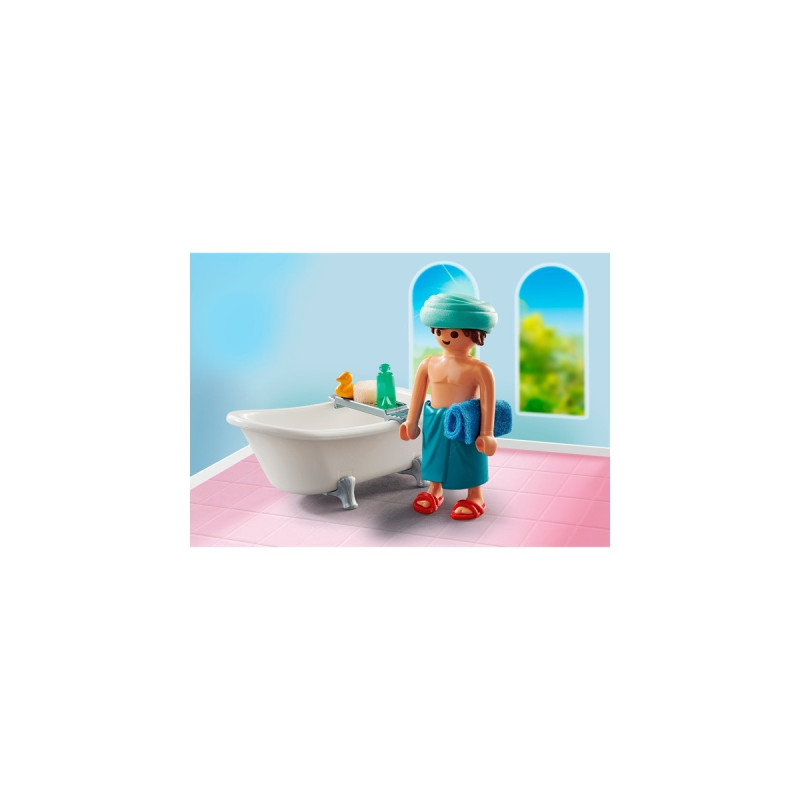 PLAYMOBIL 71167 specialPLUS Mann in der Badewanne, Konstruktionsspielzeug