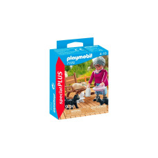 PLAYMOBIL 71172 specialPLUS Oma mit Katzen, Konstruktionsspielzeug