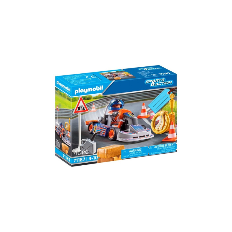 PLAYMOBIL 71187 Racing-Kart, Konstruktionsspielzeug