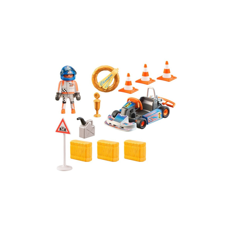 PLAYMOBIL 71187 Racing-Kart, Konstruktionsspielzeug