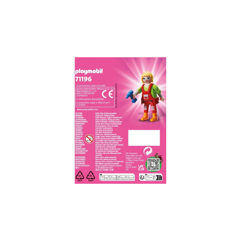 PLAYMOBIL 71196 PLAYMO-Friends Handwerkerin, Konstruktionsspielzeug