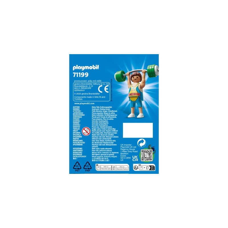 PLAYMOBIL 71199 PLAYMO-Friends Gewichtheber, Konstruktionsspielzeug