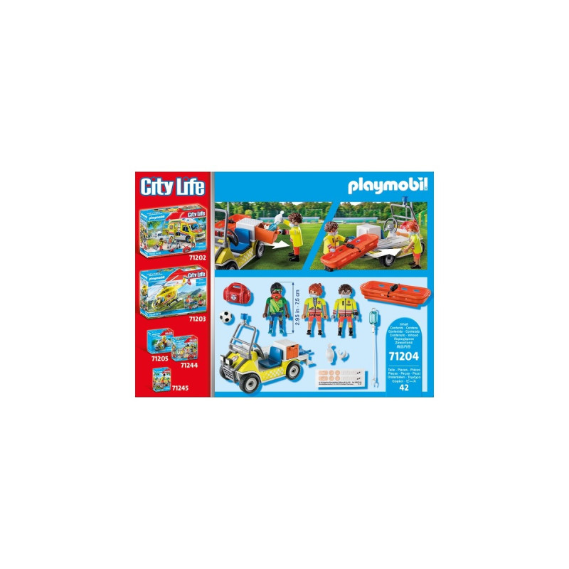 PLAYMOBIL 71204 Rettungscaddy, Konstruktionsspielzeug