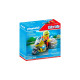 PLAYMOBIL 71205 Notarzt-Motorrad mit Blinklicht, Konstruktionsspielzeug