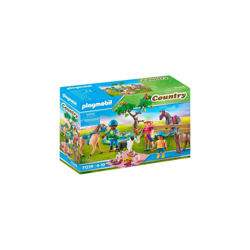 PLAYMOBIL 71239 Picknickausflug mit Pferden, Konstruktionsspielzeug