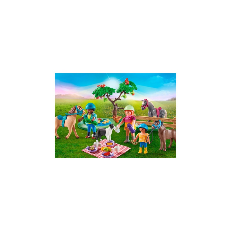 PLAYMOBIL 71239 Picknickausflug mit Pferden, Konstruktionsspielzeug