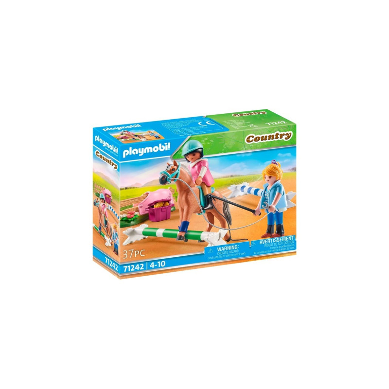 PLAYMOBIL 71242 Reitunterricht, Konstruktionsspielzeug