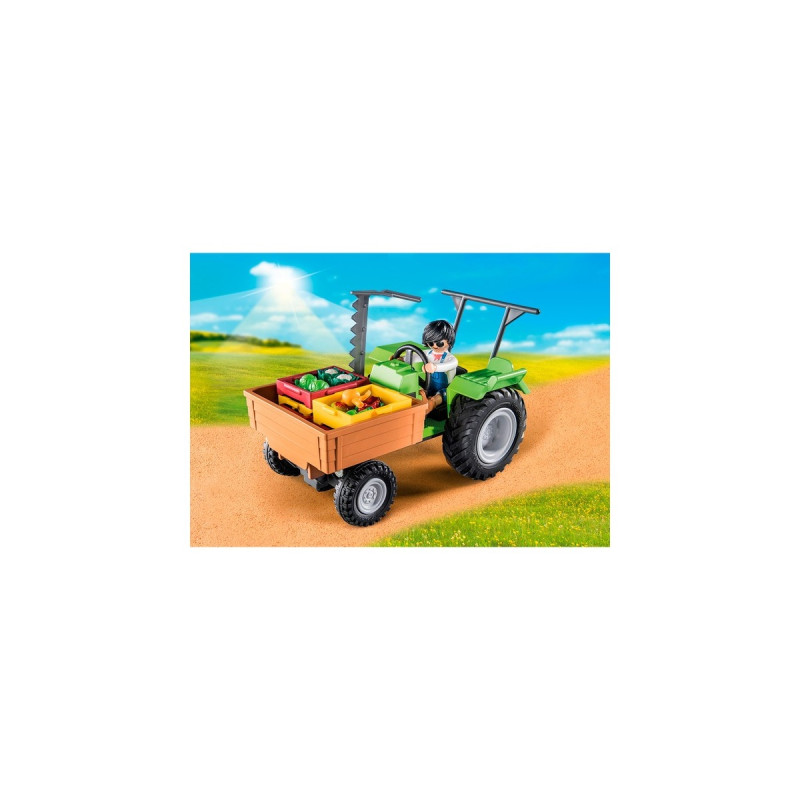 PLAYMOBIL 71249 Traktor mit Hänger, Konstruktionsspielzeug