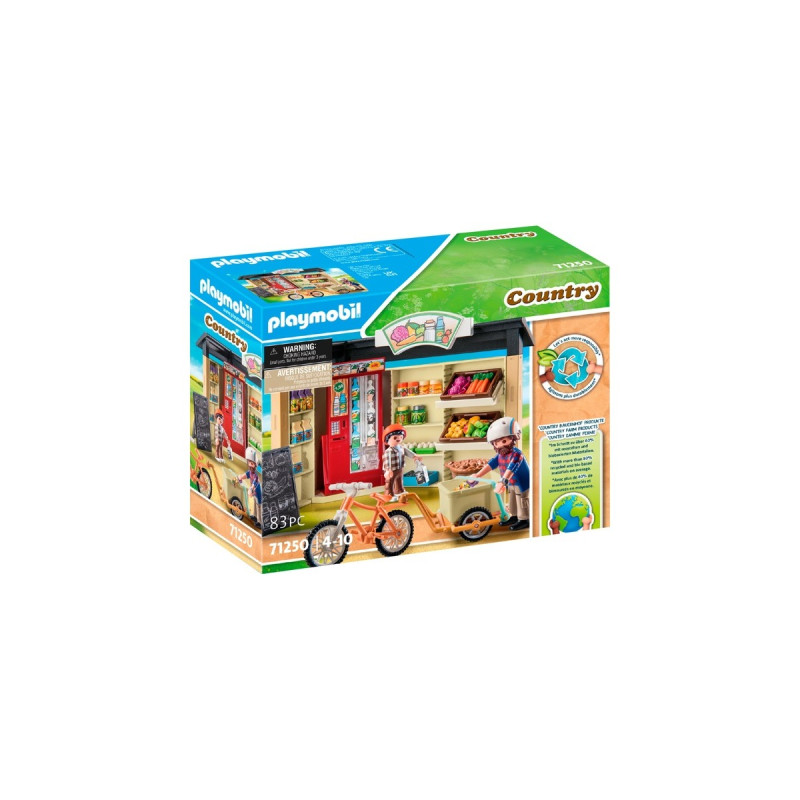 PLAYMOBIL 71250 24-Stunden-Hofladen, Konstruktionsspielzeug(schwarz)