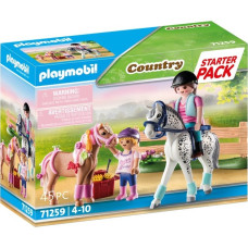 PLAYMOBIL 71259 Country Starter Pack Pferdepflege, Konstruktionsspielzeug