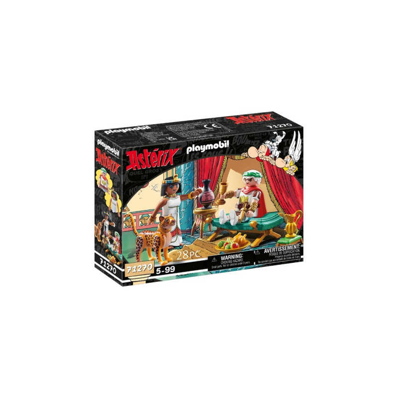 PLAYMOBIL 71270 Asterix Cäsar und Kleopatra, Konstruktionsspielzeug
