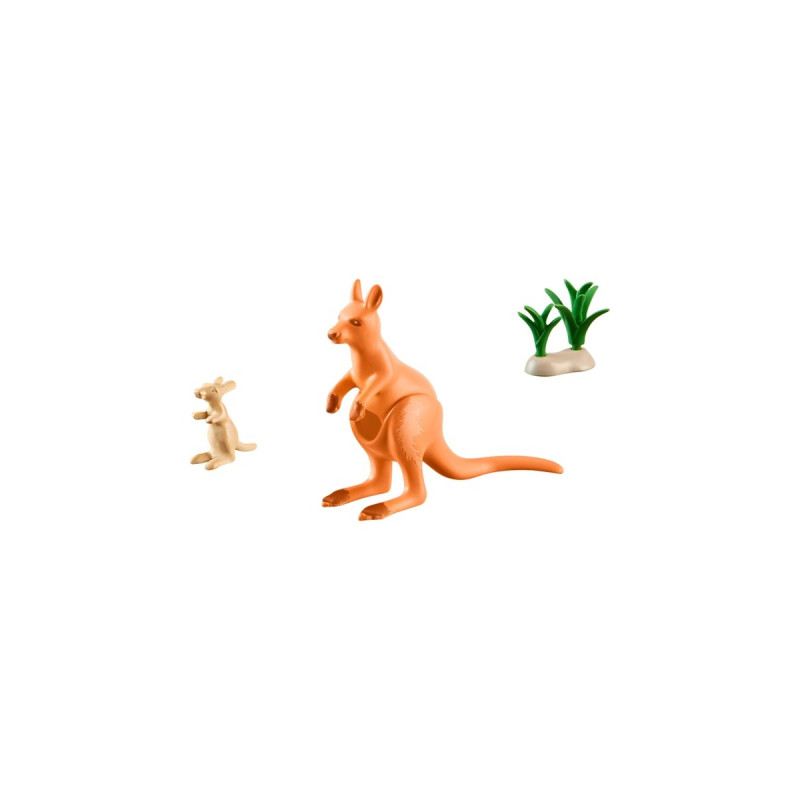 PLAYMOBIL 71290 Wiltopia Känguru mit Jungtier, Konstruktionsspielzeug
