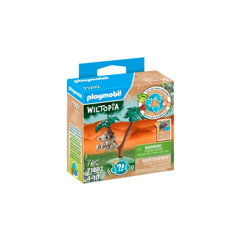 PLAYMOBIL 71292 Wiltopia Koala mit Jungtier, Konstruktionsspielzeug