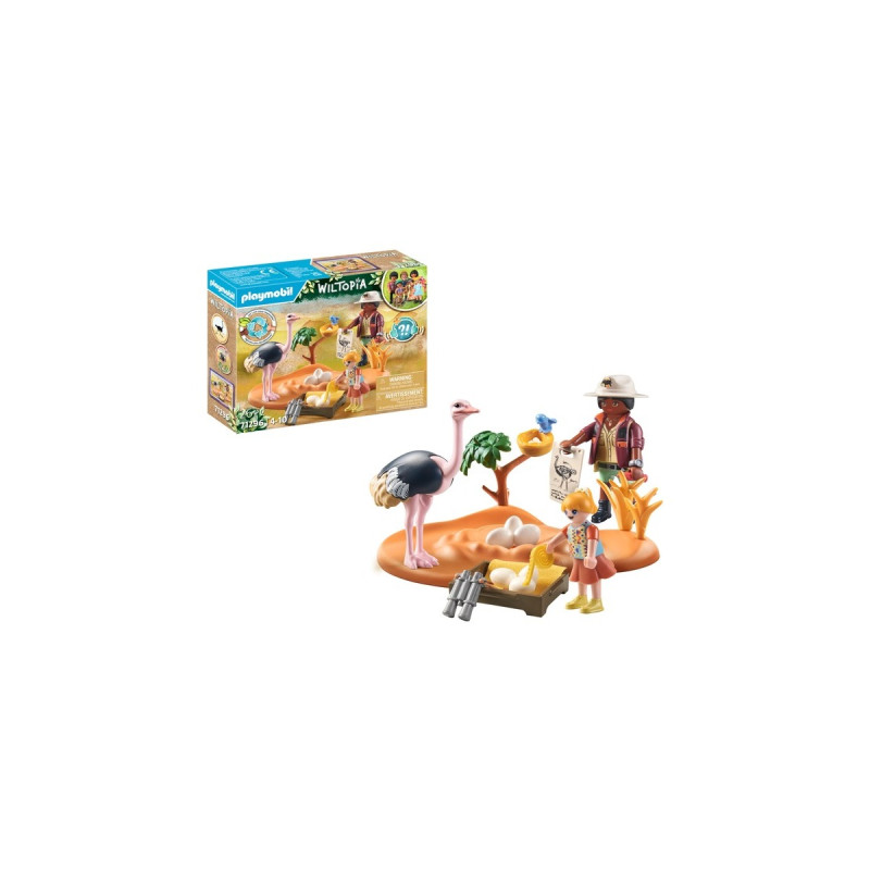 PLAYMOBIL 71296 Wiltopia Zu Gast bei Papa Strauß, Konstruktionsspielzeug