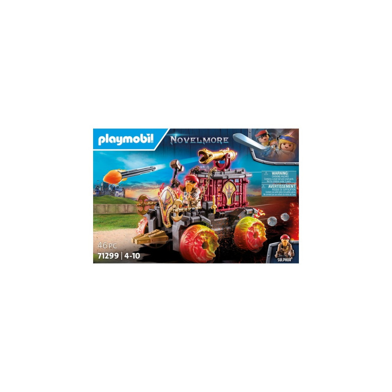 PLAYMOBIL 71299 Novelmore Burnham Raiders - Feuerkampfwagen, Konstruktionsspielzeug