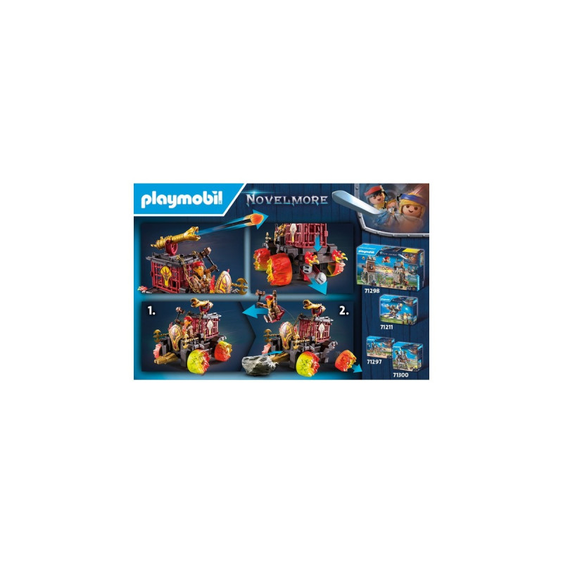 PLAYMOBIL 71299 Novelmore Burnham Raiders - Feuerkampfwagen, Konstruktionsspielzeug