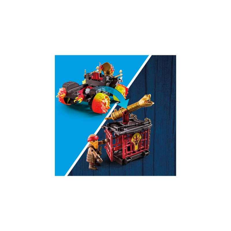 PLAYMOBIL 71299 Novelmore Burnham Raiders - Feuerkampfwagen, Konstruktionsspielzeug