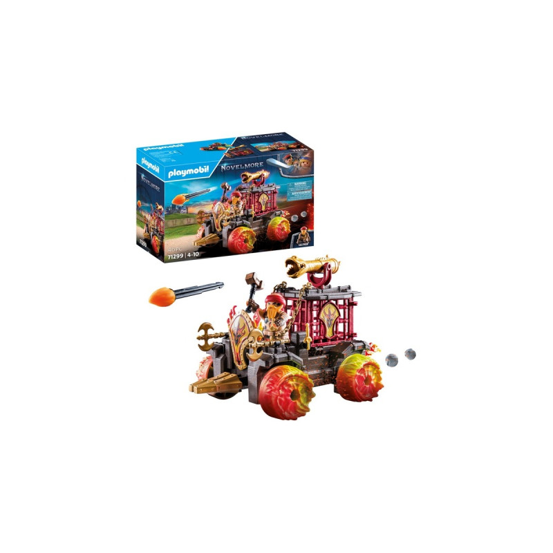 PLAYMOBIL 71299 Novelmore Burnham Raiders - Feuerkampfwagen, Konstruktionsspielzeug