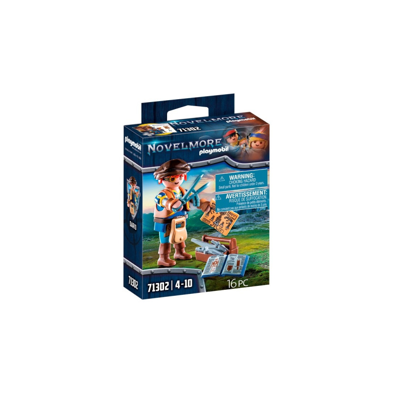 PLAYMOBIL 71302 Novelmore - Dario mit Werkzeug, Konstruktionsspielzeug
