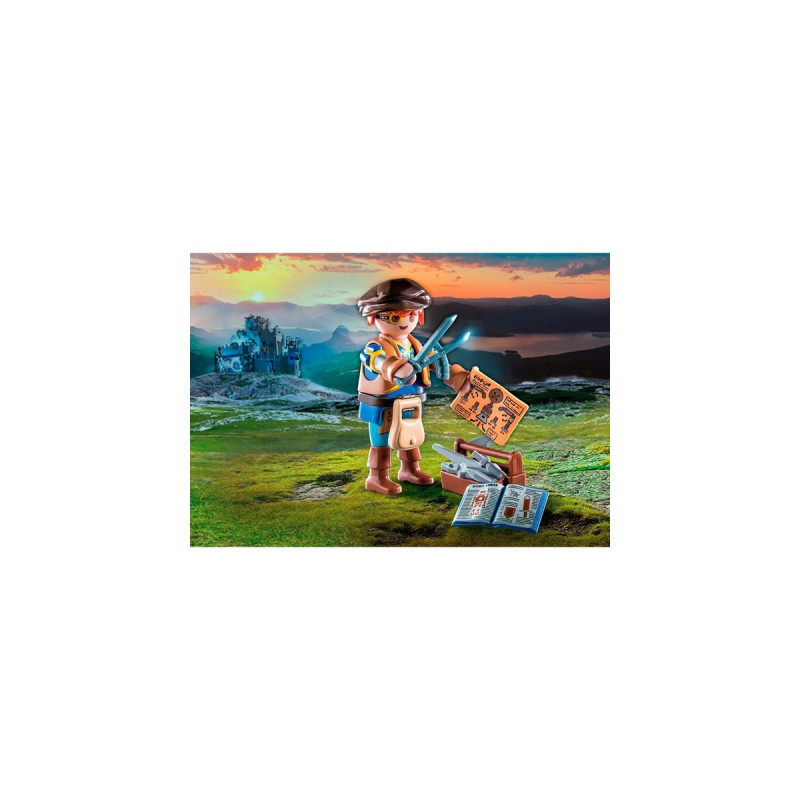PLAYMOBIL 71302 Novelmore - Dario mit Werkzeug, Konstruktionsspielzeug