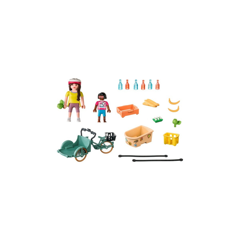 PLAYMOBIL 71306 Country Lastenfahrrad, Konstruktionsspielzeug