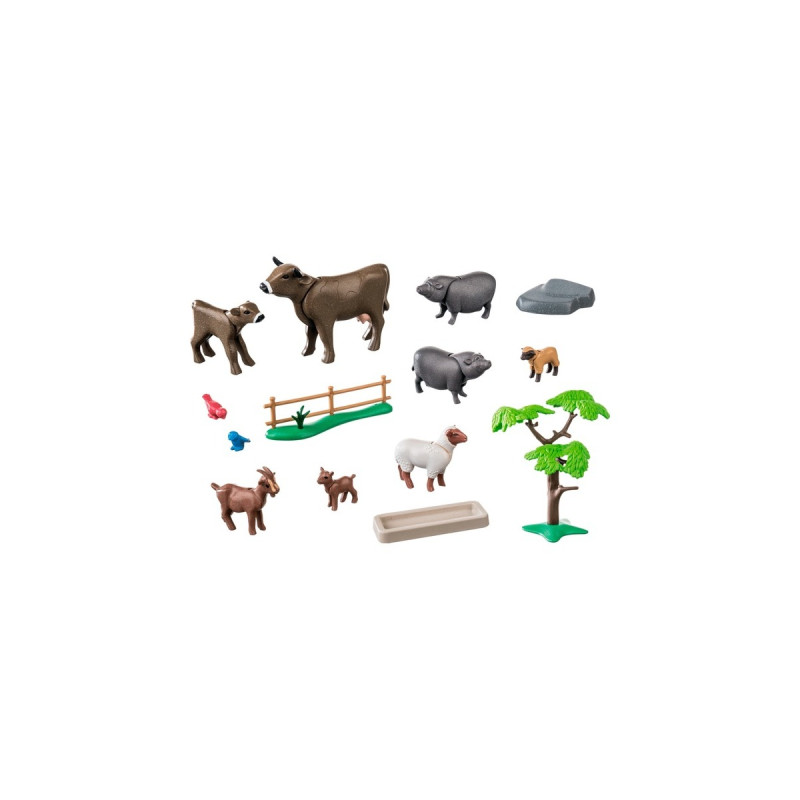 PLAYMOBIL 71307 Country Bauernhoftiere, Konstruktionsspielzeug