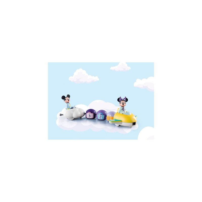 PLAYMOBIL 71320 1.2.3 & Disney: Mickys & Minnies Wolkenzug, Konstruktionsspielzeug